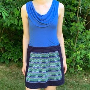 DECODE 1.8 soft blue knit dress, S.